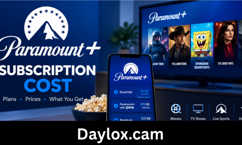 paramount subscription cost