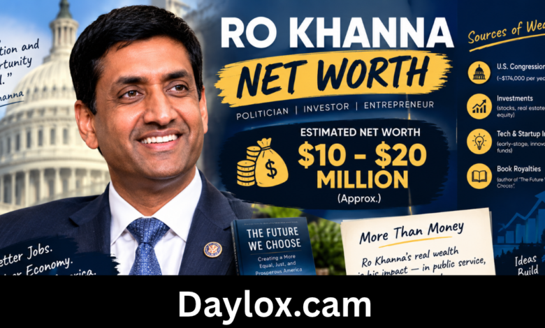 ro khanna net worth