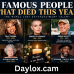 famous people that died this year